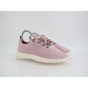 Allbirds Wool Runner Shoes Womens 8 Pink Athletic Lace Up Running Sneakers